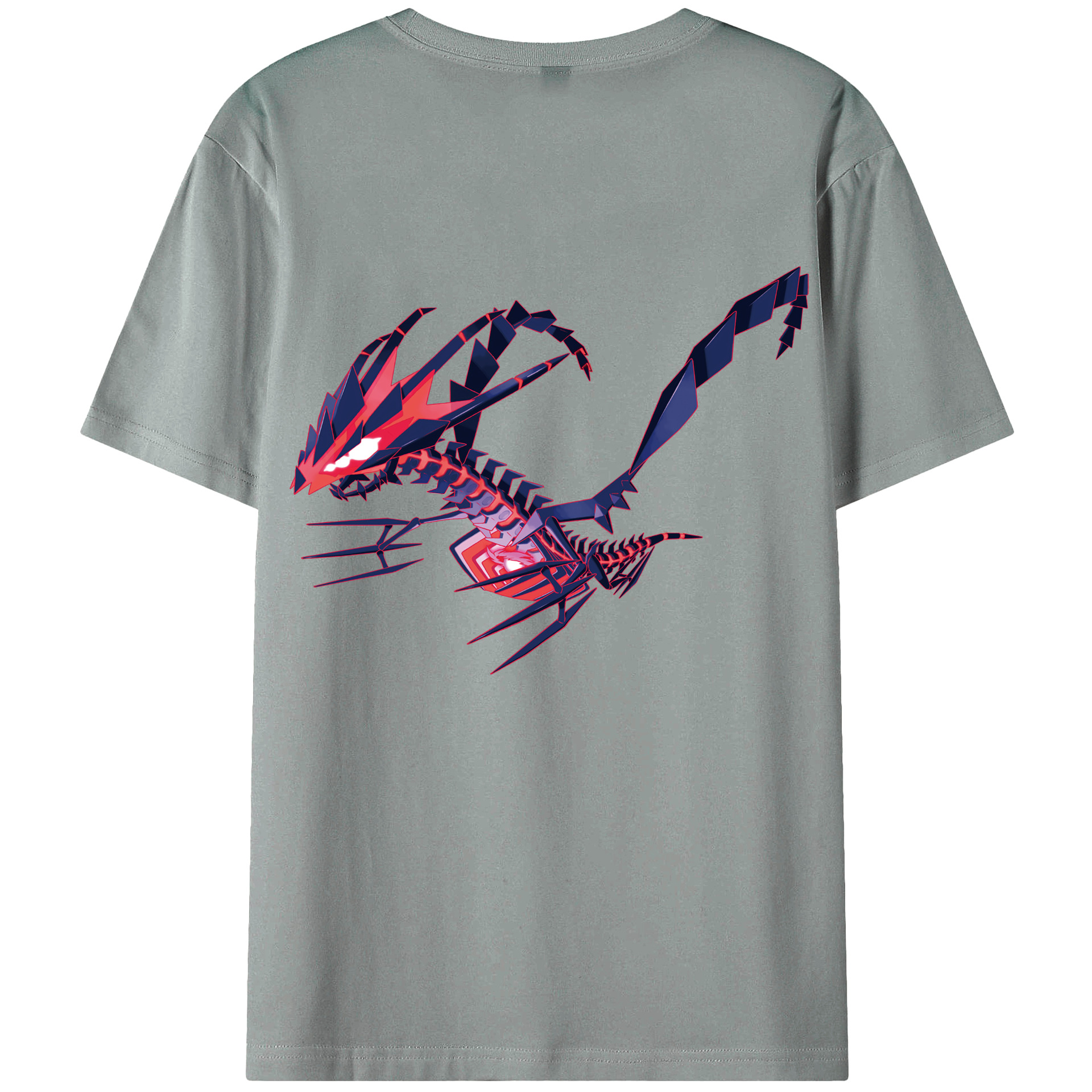 （画像用） ポケットモンスター Pokémon 綿100％ メンズ半袖Tシャツ（バックプリント） 通気性